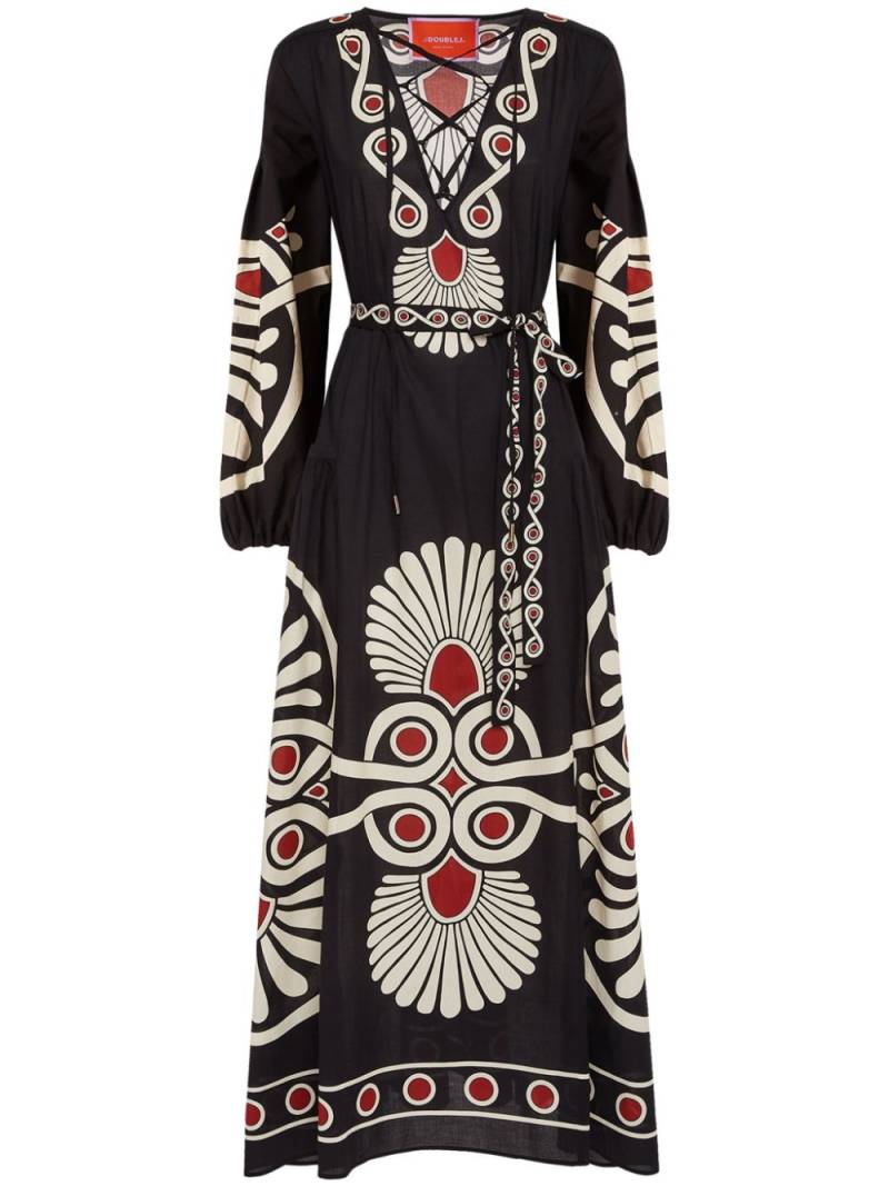 La DoubleJ Viviana geometric-print dress - Black von La DoubleJ