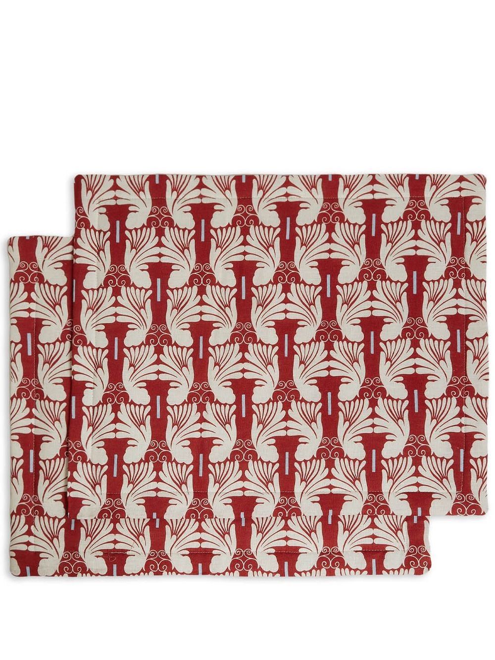 La DoubleJ Wings Avorio-print tablemats (set of 2) - Red von La DoubleJ