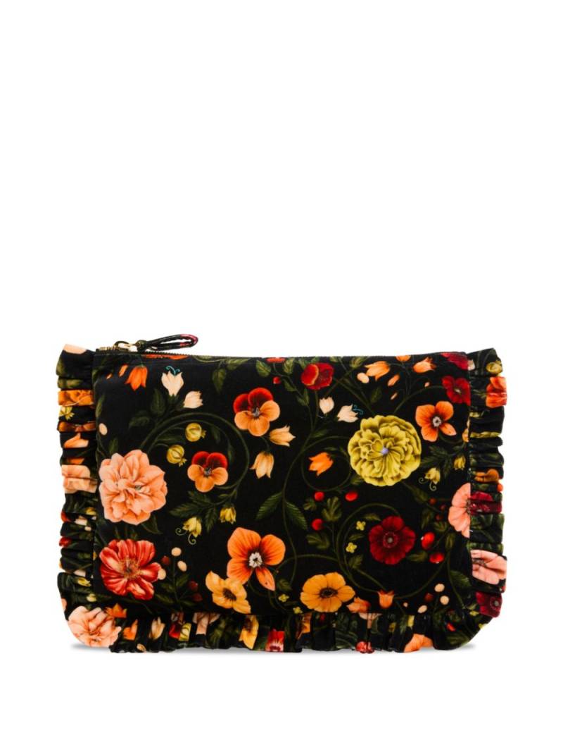 La DoubleJ floral clutch bag - Black von La DoubleJ