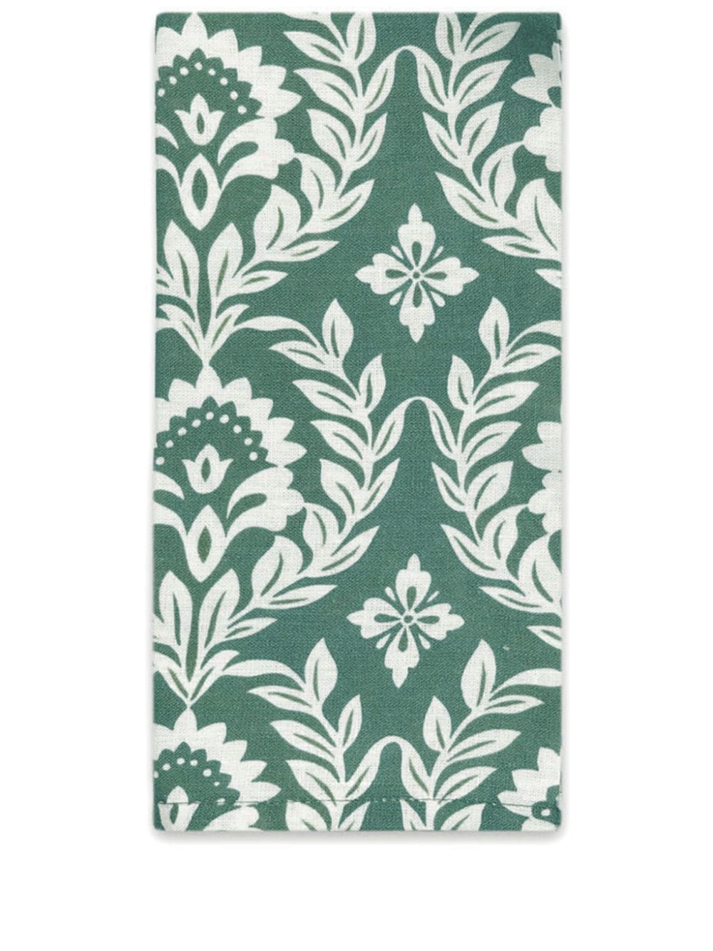 La DoubleJ floral-print linen napkins (set of 2) - Green von La DoubleJ