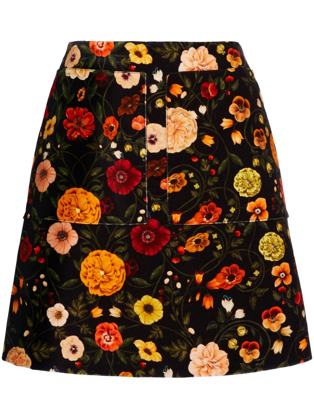 La DoubleJ floral-print skirt - Black von La DoubleJ