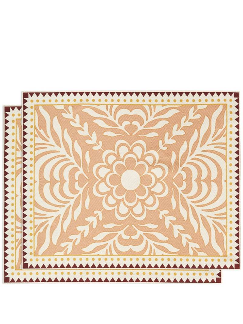 La DoubleJ herringbone placemats (set of two) - Neutrals von La DoubleJ