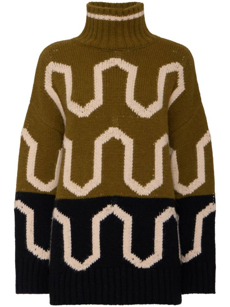 La DoubleJ knitted jumper - Green von La DoubleJ