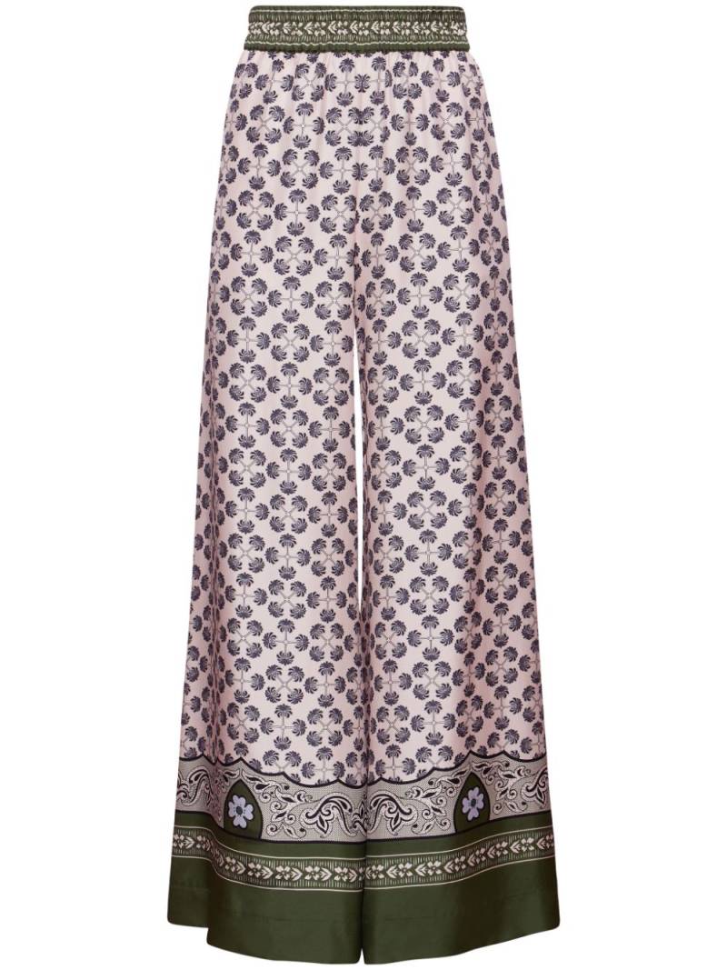 La DoubleJ printed palazzo pants - White von La DoubleJ