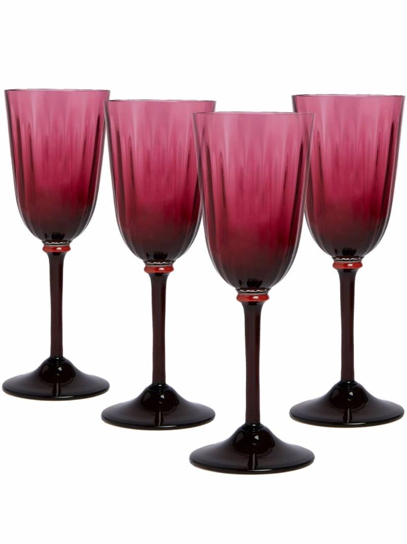 La DoubleJ set of 4 wine glasses - Purple von La DoubleJ