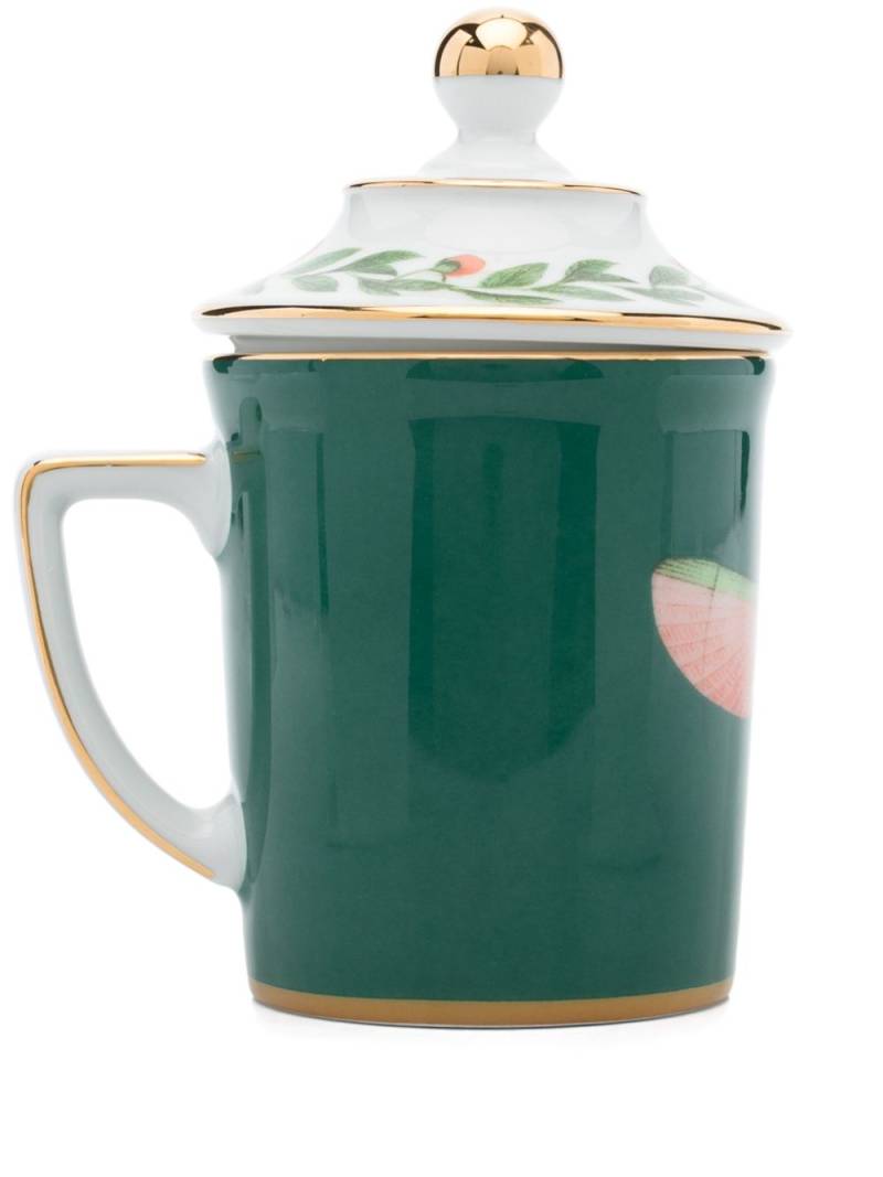 La DoubleJ x Ancap Lidded mug (8.5cm x 15cm) - Green von La DoubleJ