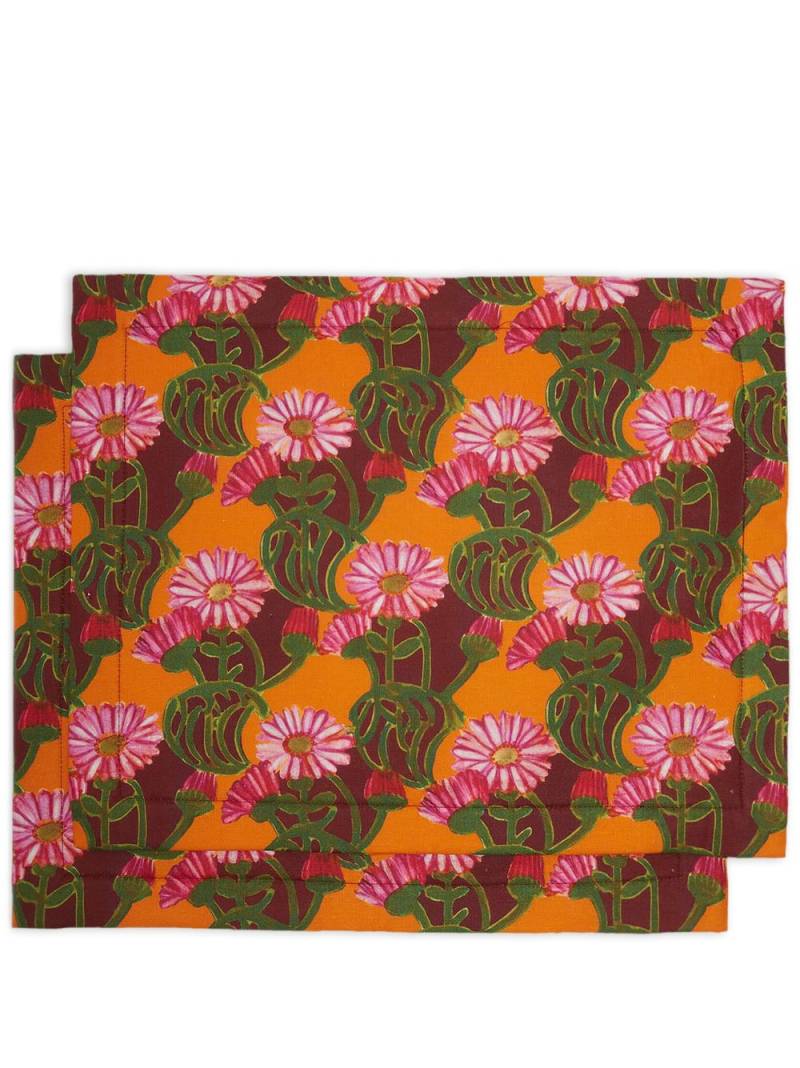 La DoubleJ x Passalacqua Como Gerber tablemat (set of two) - Orange von La DoubleJ