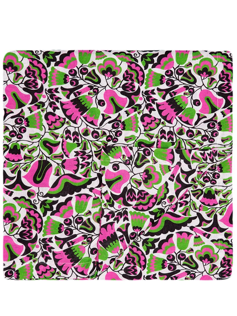 La DoubleJ Tulip print cocktail napkin - Pink von La DoubleJ