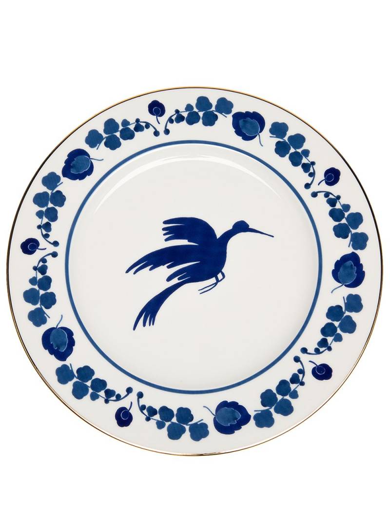 La DoubleJ Wildbird charger plate (31cm) - White von La DoubleJ