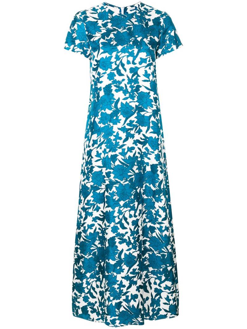 La DoubleJ floral print maxi dress - Blue von La DoubleJ