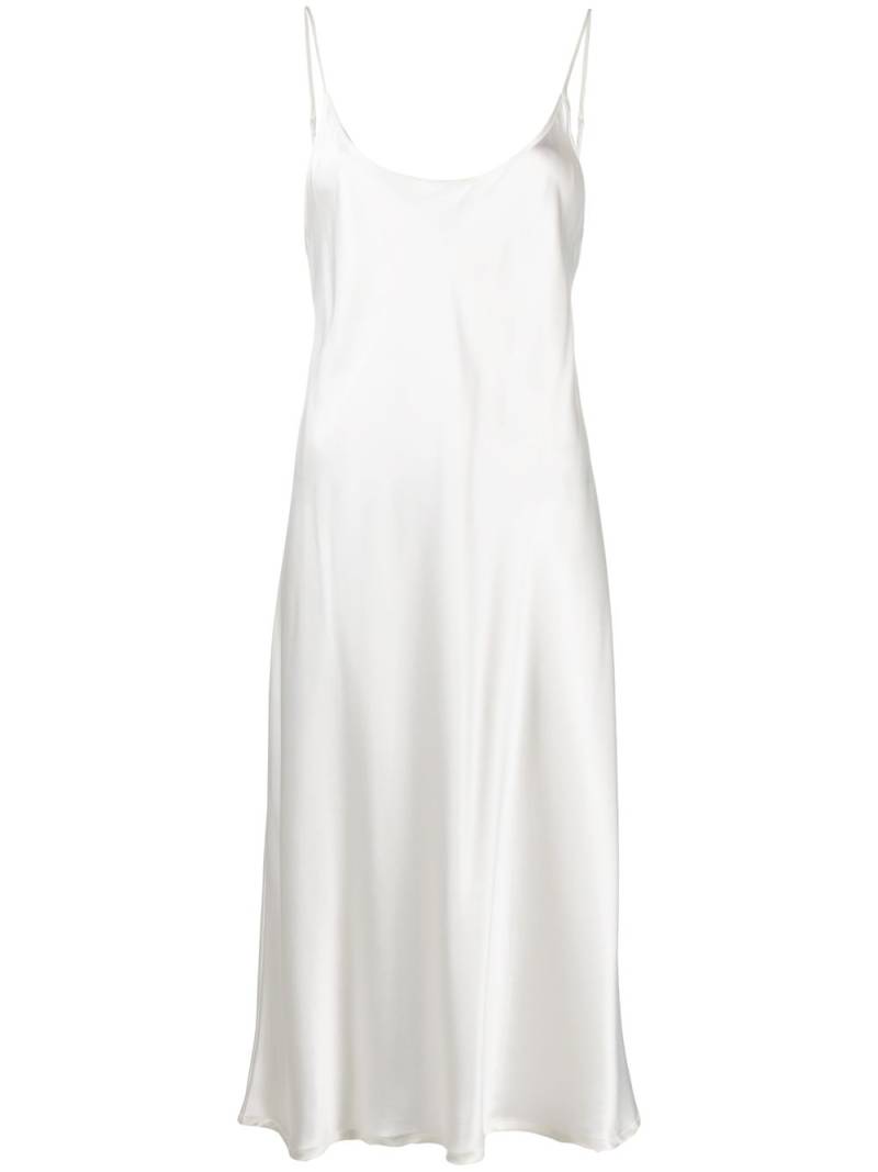 La Perla spaghetti strap dress - White von La Perla