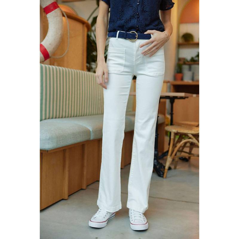 La Petite Etoile - Jeans, Slim Fit, für Damen, Ecru, Größe T2 von La Petite Etoile