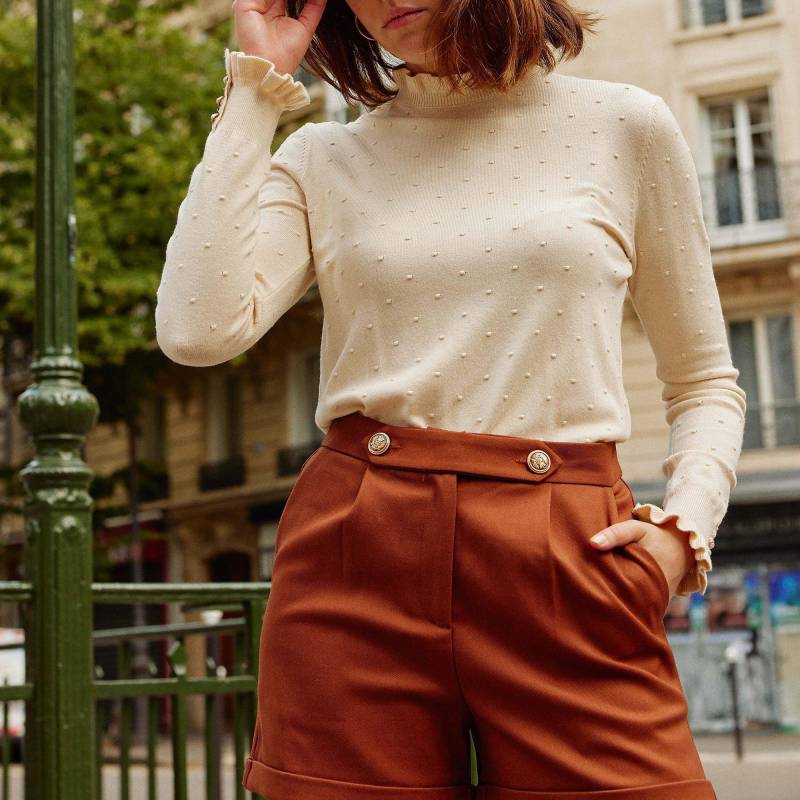 Pullover Damen Beige M von La Petite Etoile