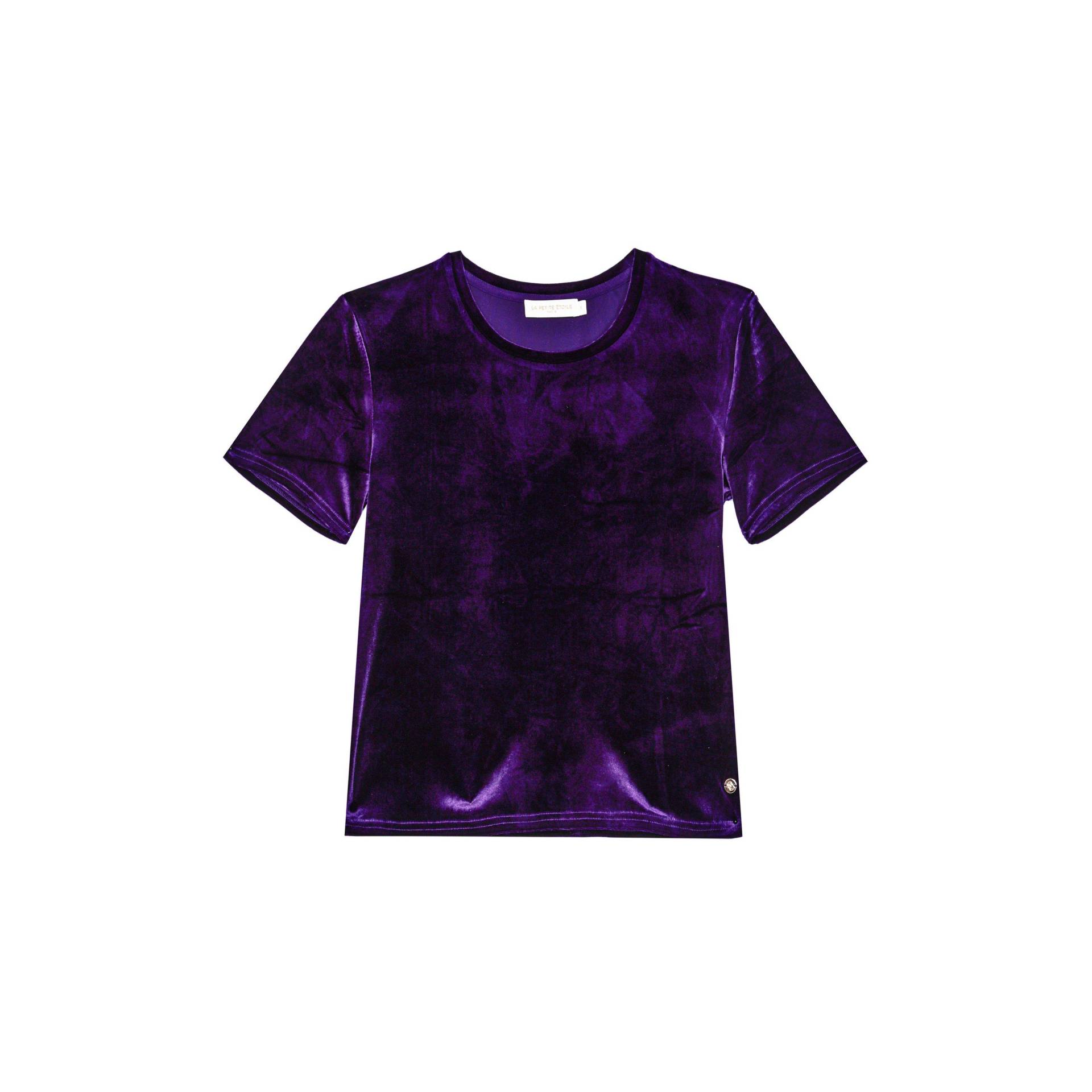 -t-shirt Aus Samt Velvety Damen  36 von La Petite Etoile