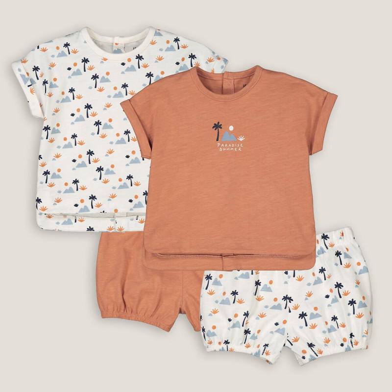 2er-pack Baby-sets Aus T-shirt & Spielhose Unisex Multicolor 12 mese von La Redoute Collections