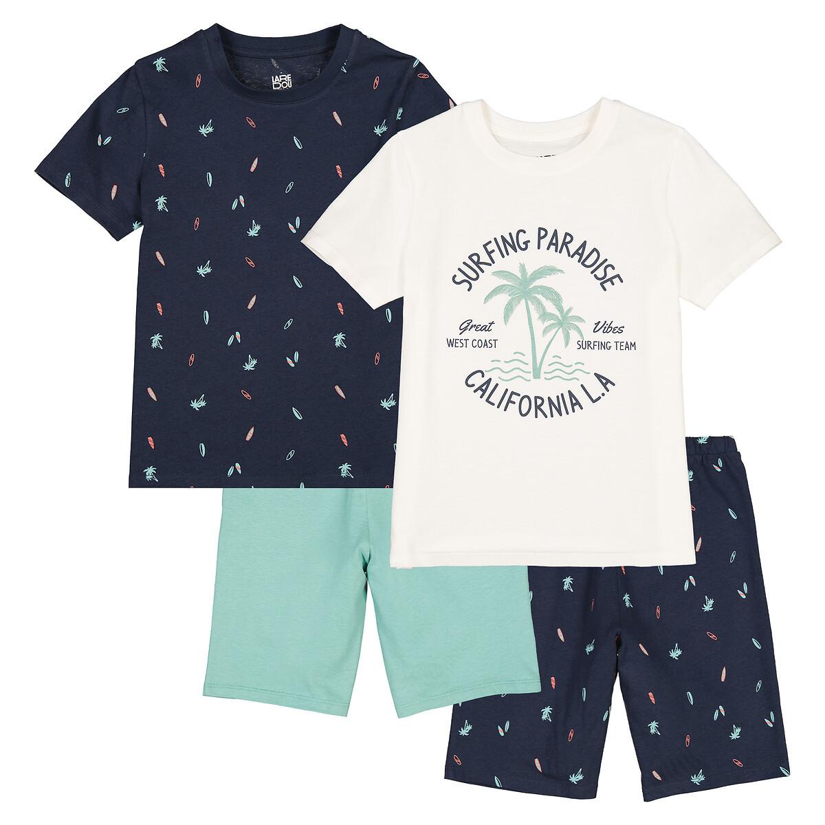 2er-pack Kurzpyjamas Jungen Blau 114 von La Redoute Collections