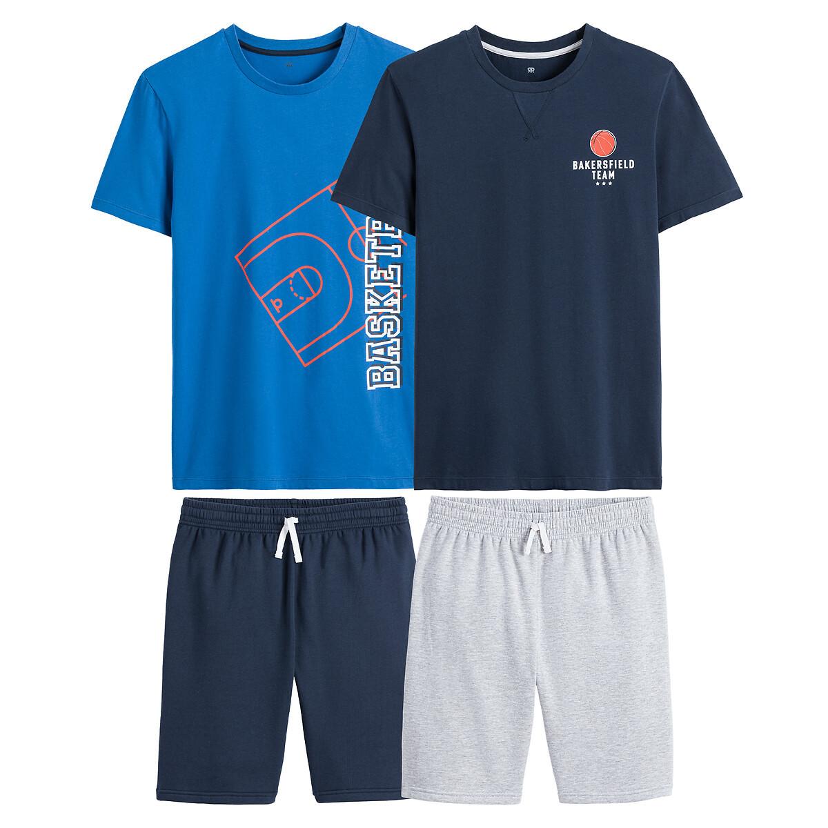 2er-pack Kurzpyjamas Jungen Blau 12A von La Redoute Collections