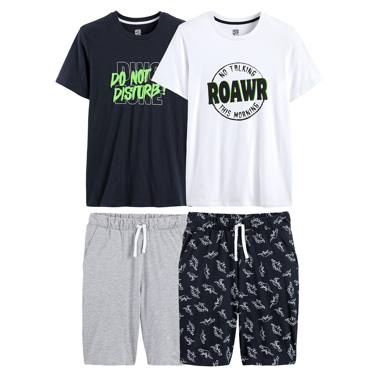 2er-pack Kurzpyjamas Jungen Weiss 12A von La Redoute Collections