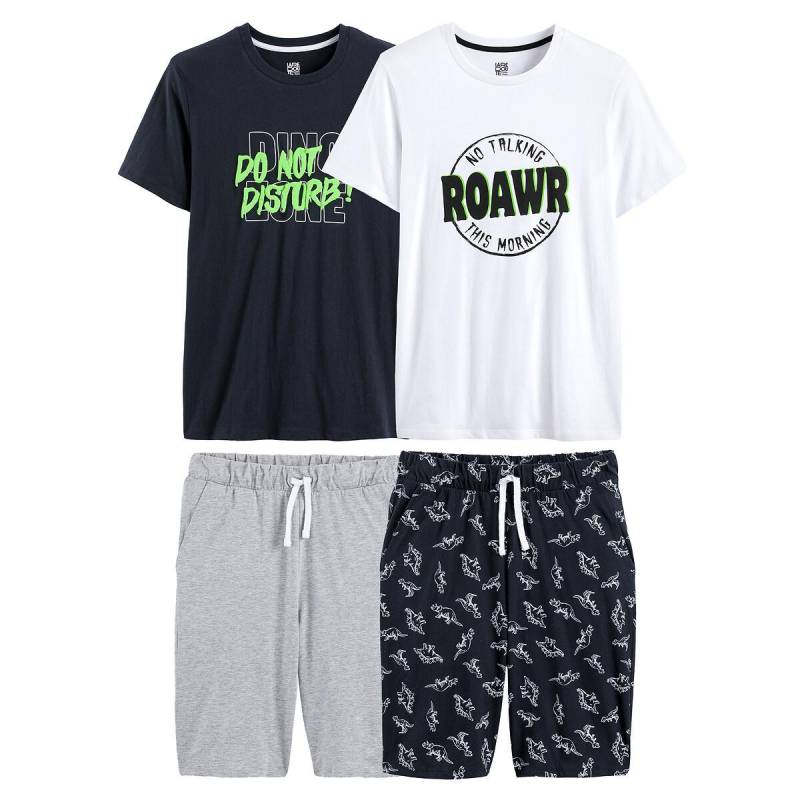 2er-pack Kurzpyjamas Jungen Weiss 174CM von La Redoute Collections