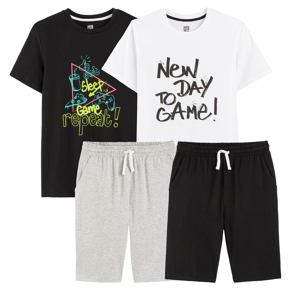 2er-pack Kurzpyjamas Jungen Weiss 174CM von La Redoute Collections