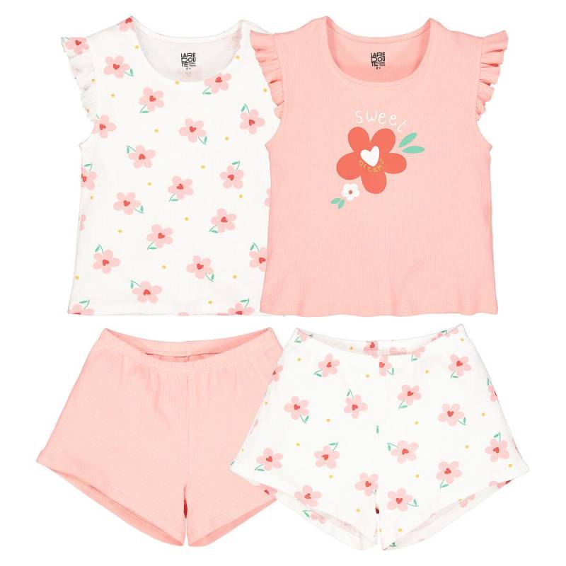 2er-pack Kurzpyjamas Mädchen Rosa 114 von La Redoute Collections