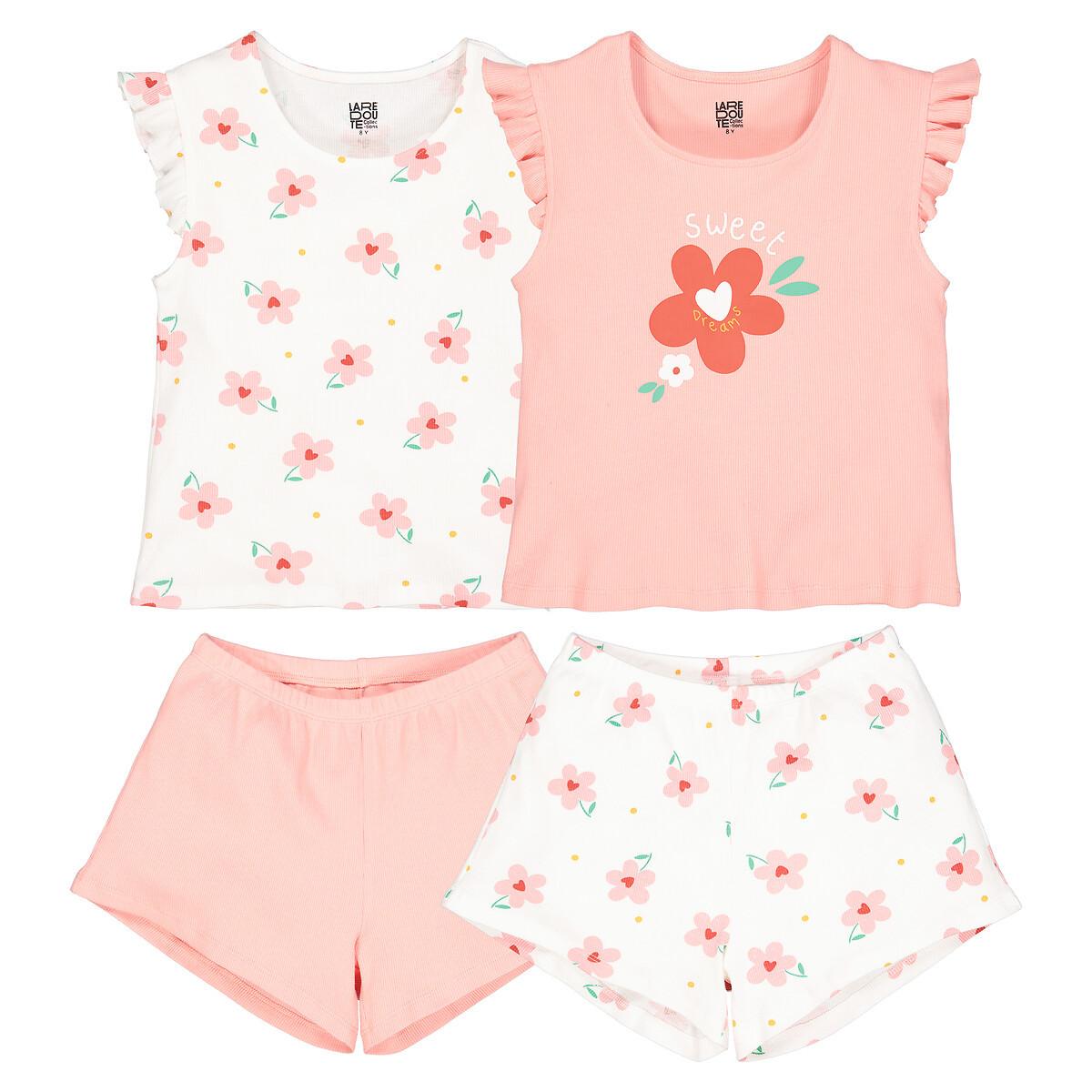 2er-pack Kurzpyjamas Mädchen Rosa 12A von La Redoute Collections