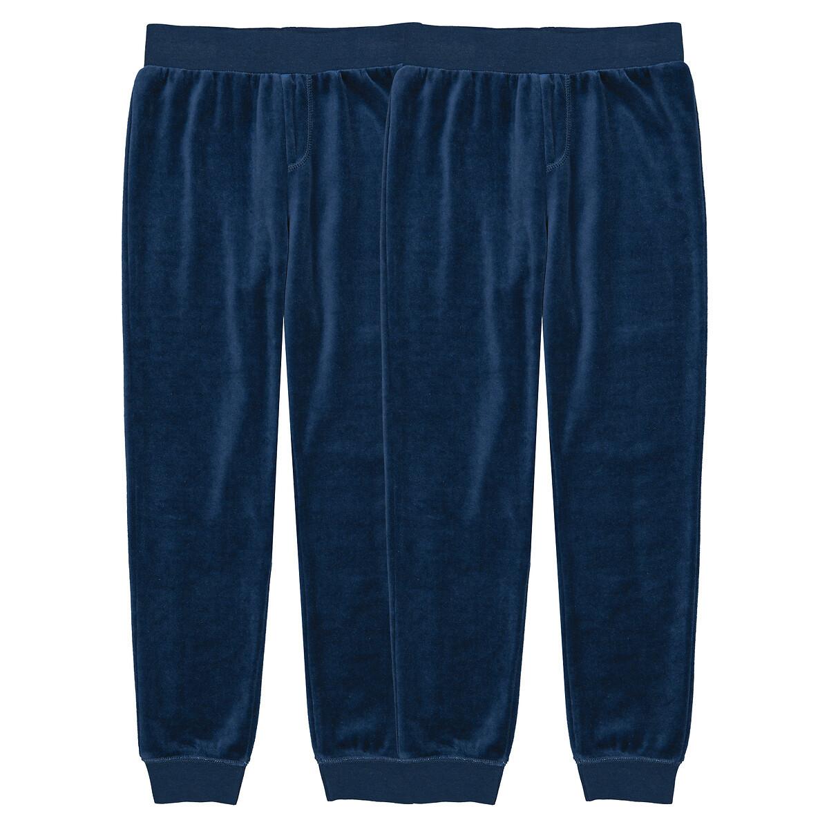 2er-pack Pyjamahosen Aus Samt Jungen Blau 3A von La Redoute Collections