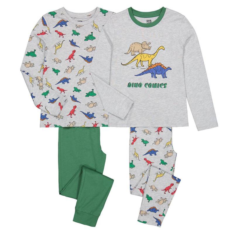 2er-pack Pyjamas Jungen Grau 134/140 von La Redoute Collections