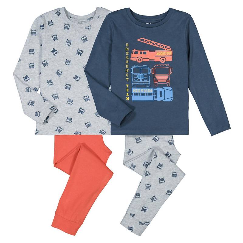 2er-pack Pyjamas Mit Lastern Jungen  114 von La Redoute Collections