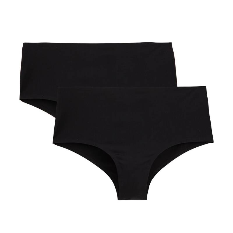 2er-pack Shortys Aus Mikrofaser Damen Schwarz 38 von La Redoute Collections