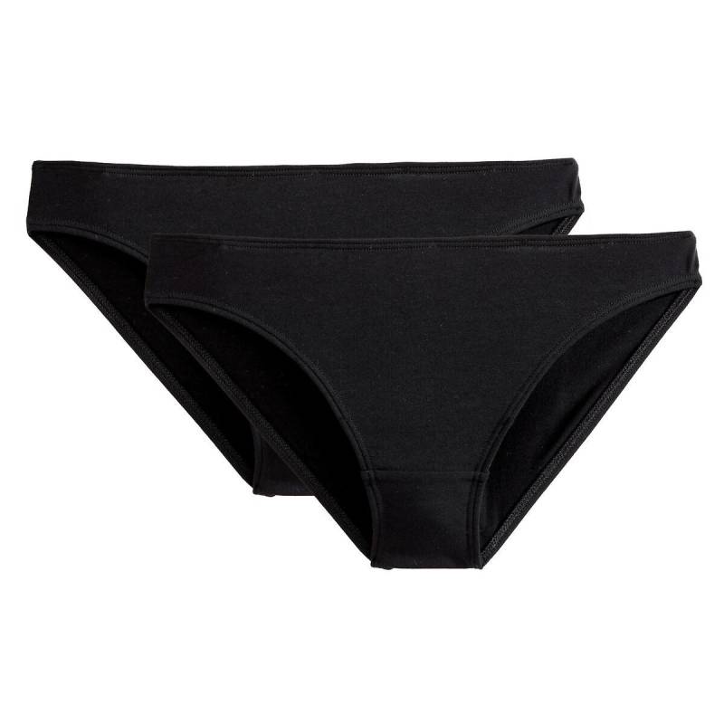 2er-pack Slips Cottone Damen Schwarz 46 von La Redoute Collections