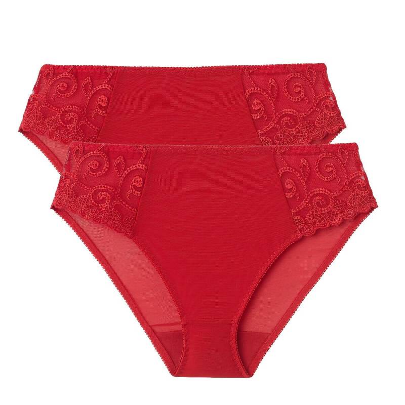 2er-pack Slips Lyssa Damen Rot 33/34 von La Redoute Collections