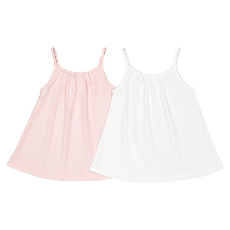 2er-pack Tops Mit Schmalen Trägern Mädchen Weiss 114 von La Redoute Collections