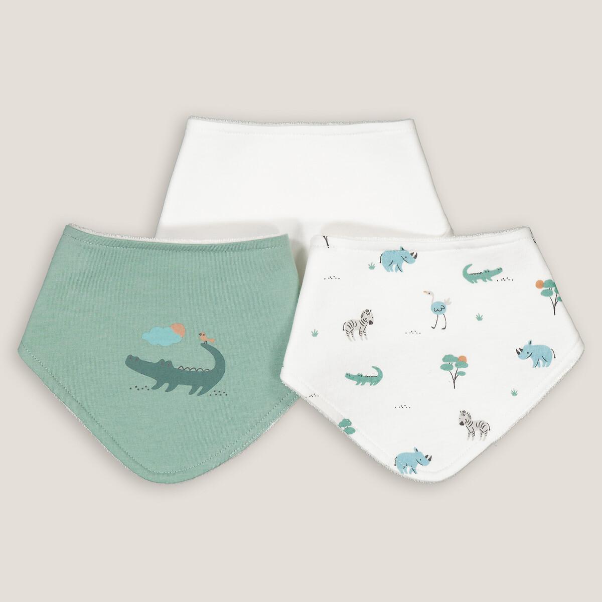 3er-pack Baby Halstuch-lätzchen Unisex Grün ONE SIZE von La Redoute Collections