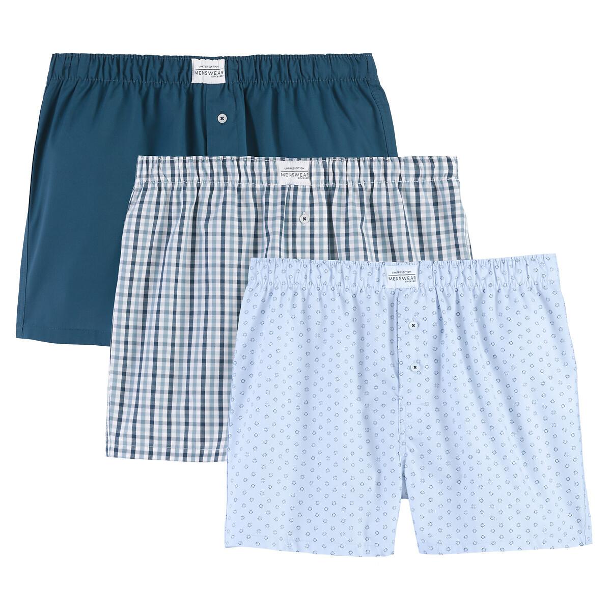 3er-pack Boxershorts Herren Blau 3XL von La Redoute Collections