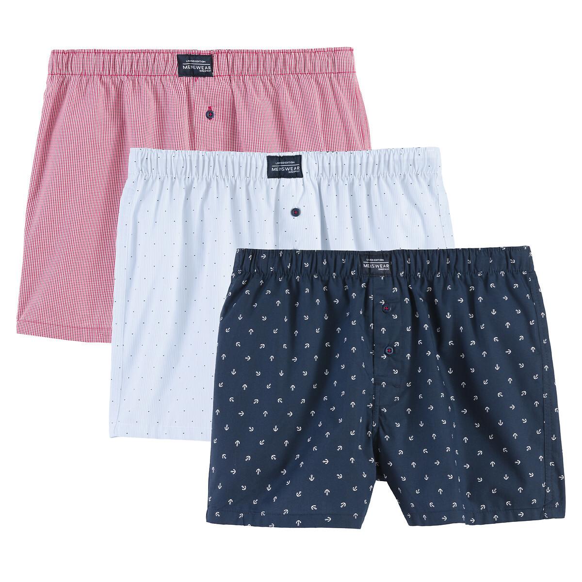 3er-pack Boxershorts Herren Blau 3XL von La Redoute Collections