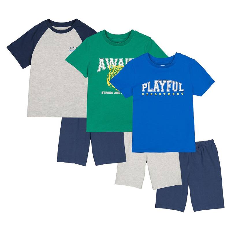 3er-pack Kurzpyjamas Jungen  102 von La Redoute Collections