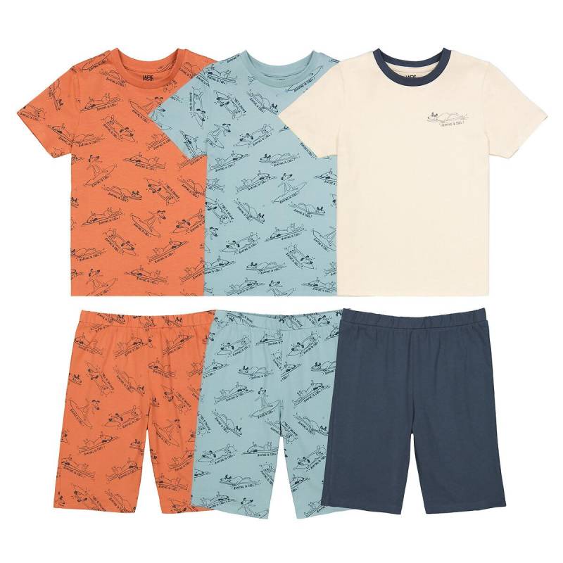 3er-pack Kurzpyjamas Jungen  102 von La Redoute Collections