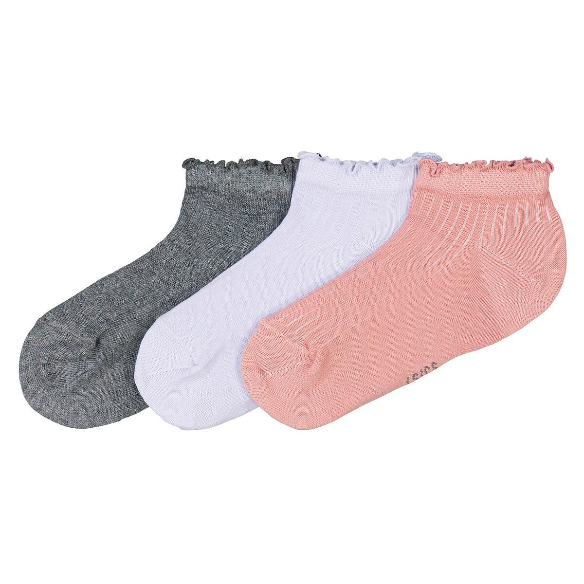 3er-pack Kurzsocken Mit Rollbündchen Damen Beige 35-37 von La Redoute Collections