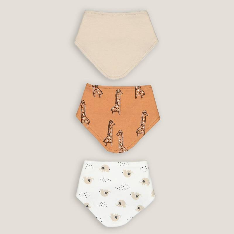 3er-pack Lätzchen Unisex Beige ONE SIZE von La Redoute Collections