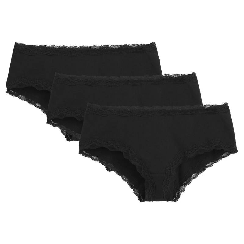 La Redoute Collections - 3er-Pack Shortys, für Damen, Schwarz, Größe 42 von La Redoute Collections