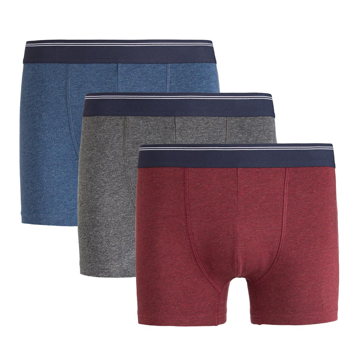 La Redoute Collections - 3er-Pack Shortys, für Herren, Blau, Größe S von La Redoute Collections