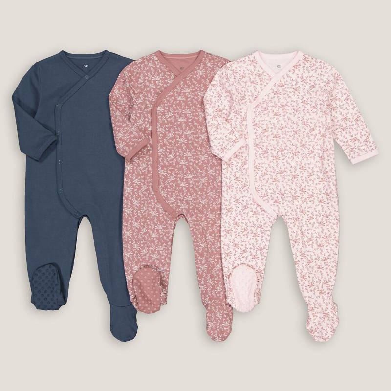 3er-pack Strampler Aus Baumwolle Unisex Blau 3 mesi von La Redoute Collections