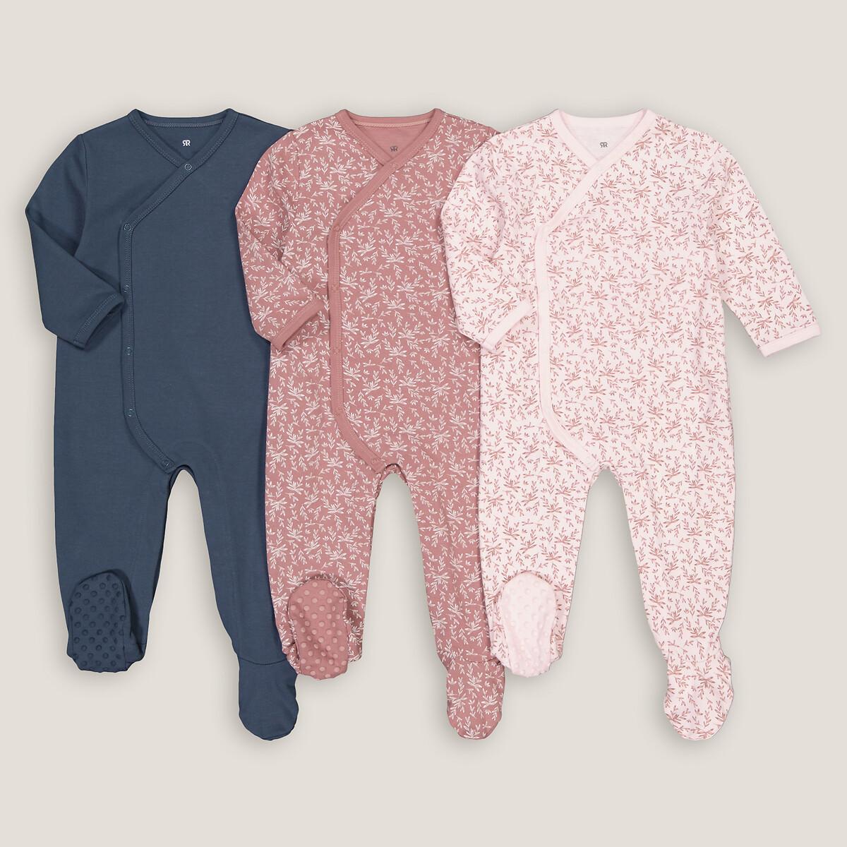 3er-pack Strampler Aus Baumwolle Unisex Blau 6 mesi von La Redoute Collections