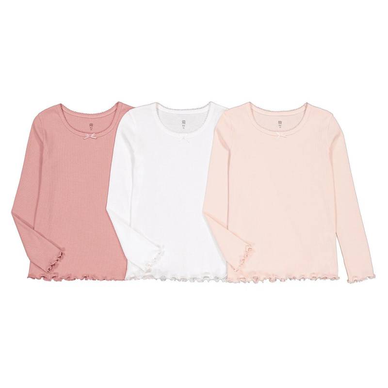 3er-pack Unterziehshirts Aus Baumwolle Mädchen Rosa 14A von La Redoute Collections