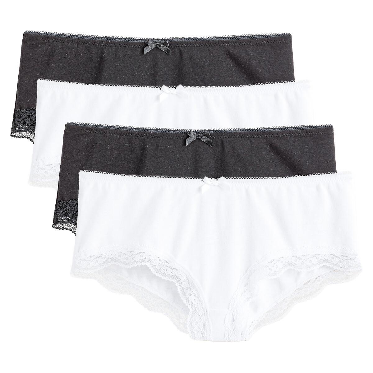 4er-pack Shortys Für Die Schwangerschaft Mit Spitzendetails Damen Weiss 38 von La Redoute Collections