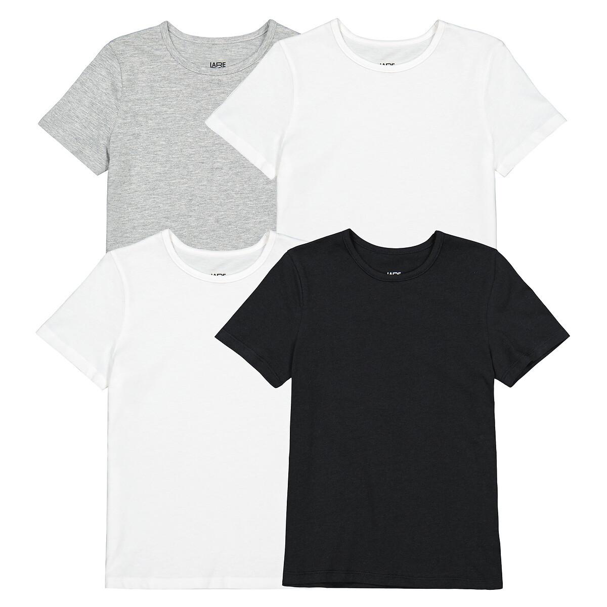 4er-pack T-shirts Jungen Schwarz 114 von La Redoute Collections