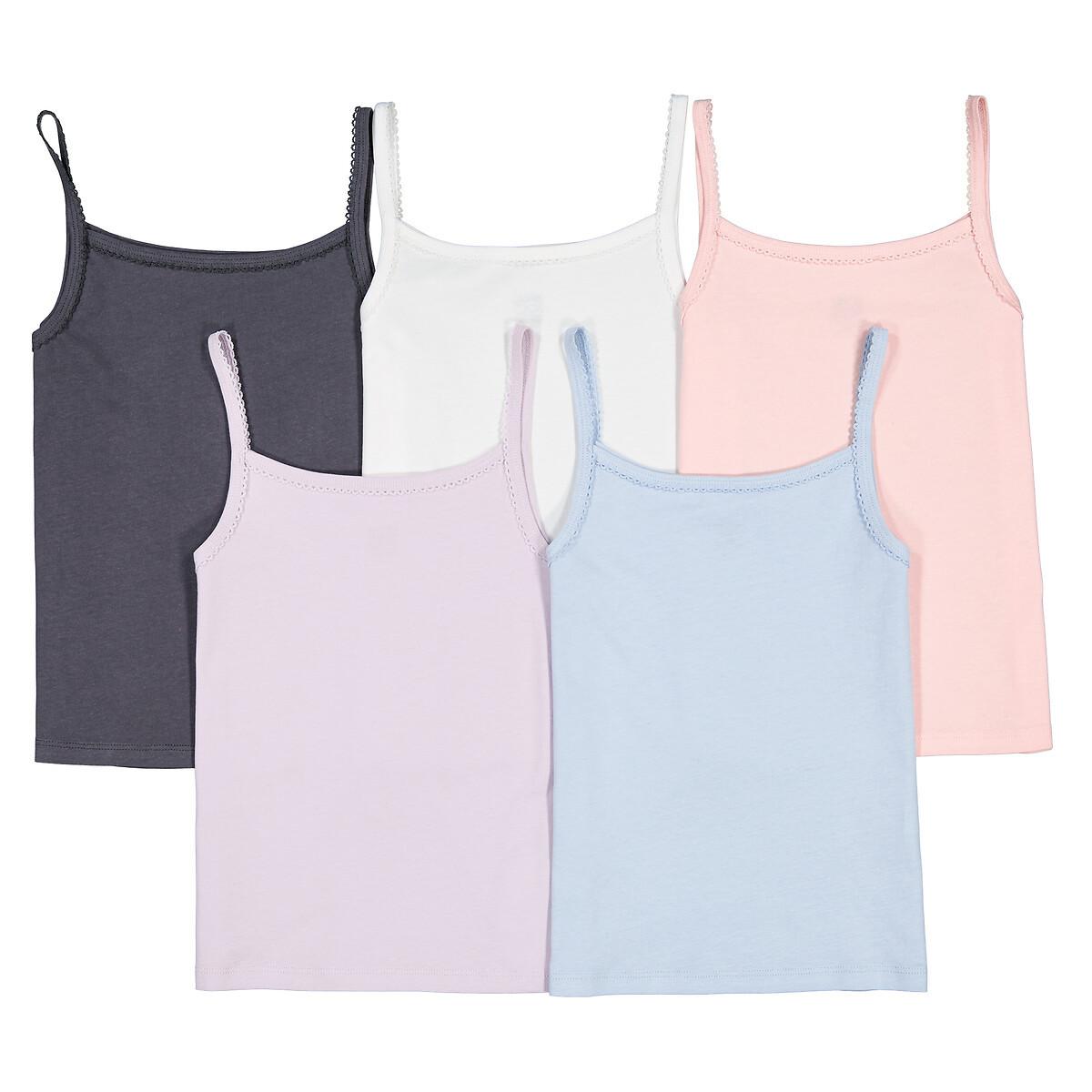 5er-pack Unterhemden Mädchen Multicolor 102 von La Redoute Collections