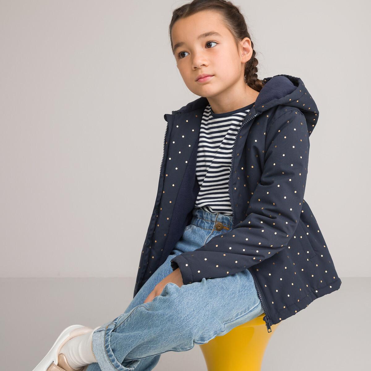 Anorak Mit Kapuze Mädchen Weiss Bedruckt 102 von La Redoute Collections