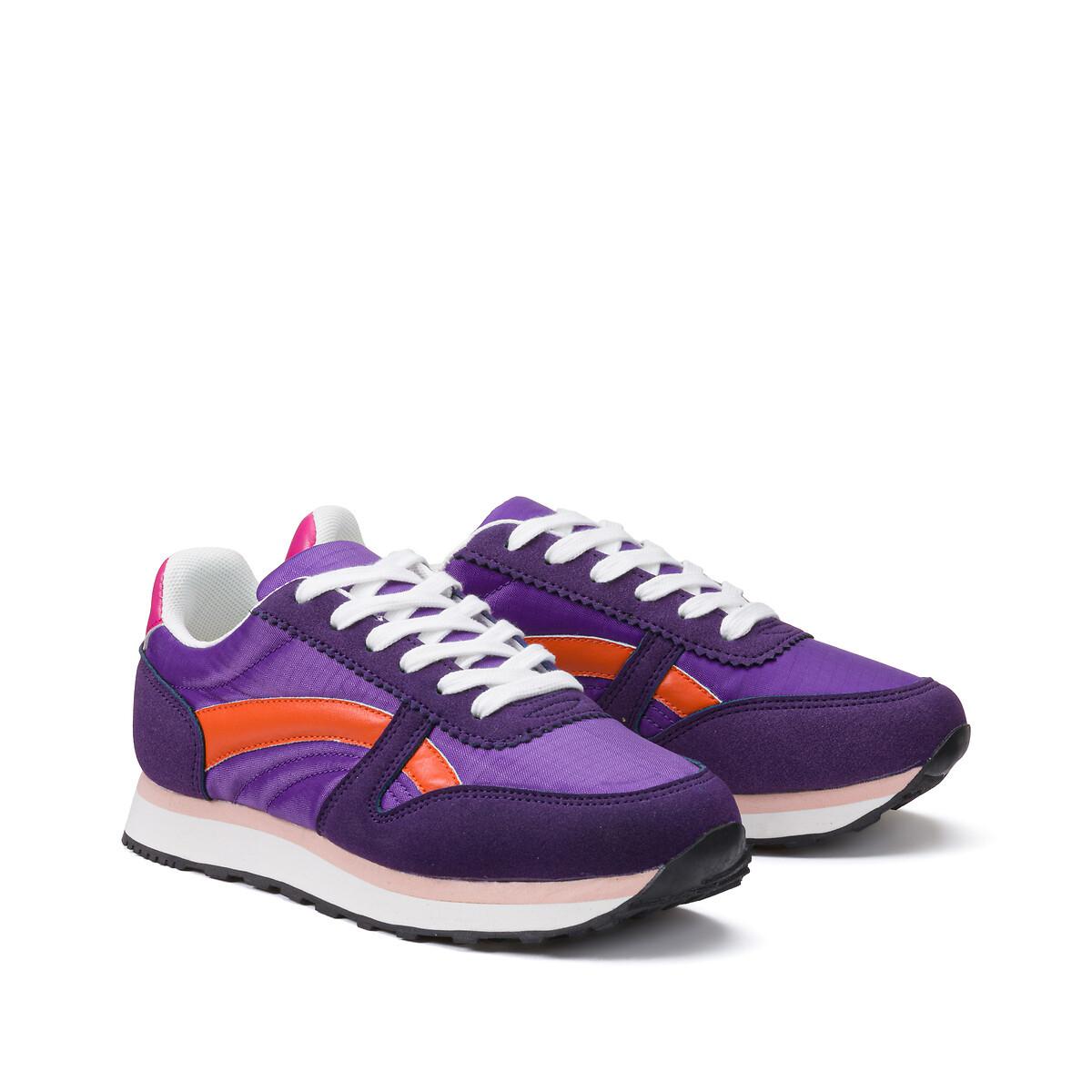 Running-sneakers Im Retro-stil Damen Violett 36 von La Redoute Collections